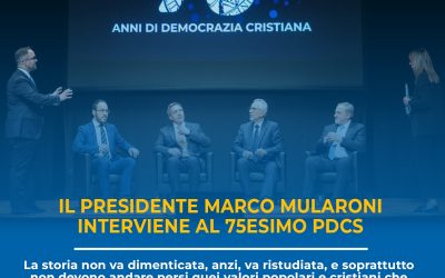 Intervento del Presidente dei GDC Marco Mularoni al ’75 anniversario del PDCS