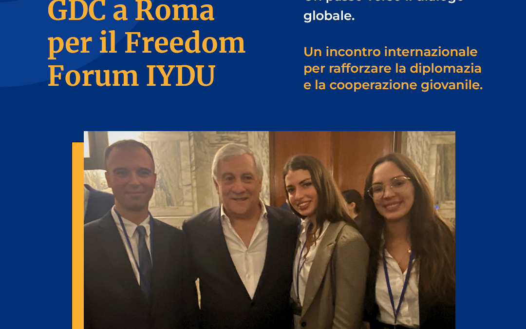 Giovani Democratico Cristiani a Roma per il Freedom Forum IYDU