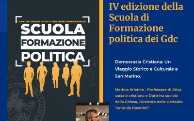 La IV edizione della Scuola di Formazione politica dei Gdc di San Marino